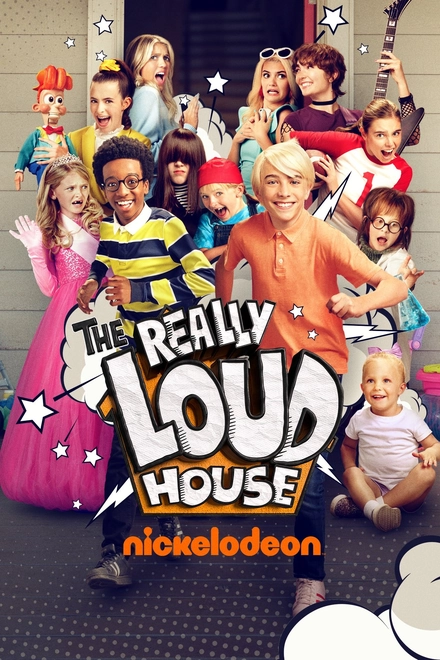 Pôster oficial de The Loud House: Uma Verdadeira Família Barulhenta