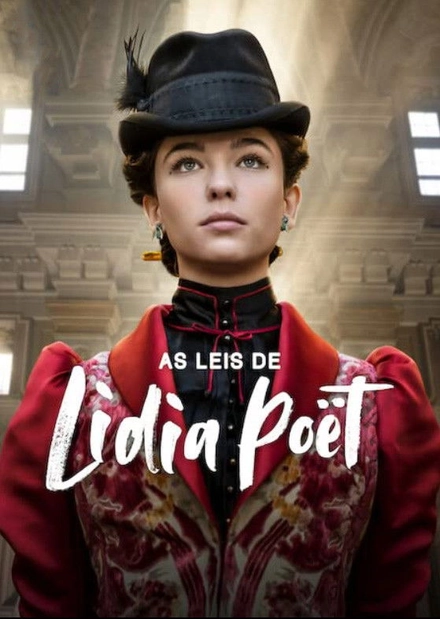 Pôster oficial de As Leis de Lidia Poët