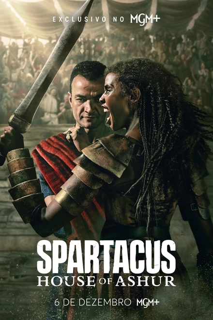 Pôster oficial de Spartacus: House of Ashur