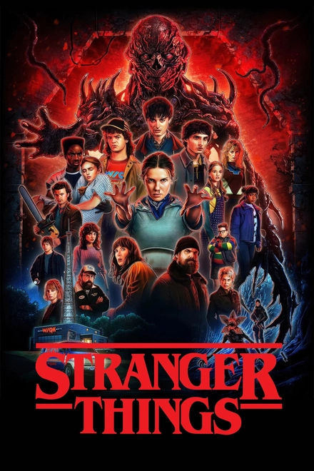 Pôster oficial de Stranger Things