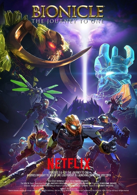 Pôster oficial de LEGO Bionicle: Jornada Épica