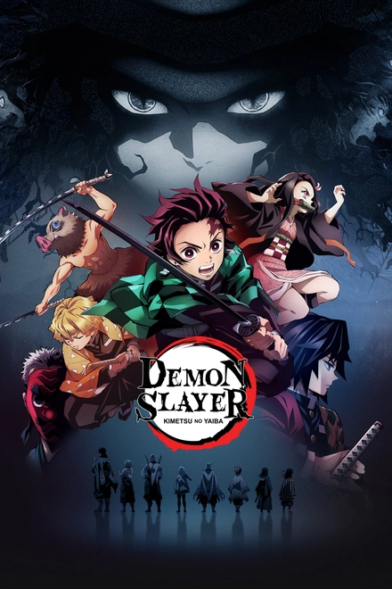 Pôster oficial de Demon Slayer: Kimetsu no Yaiba