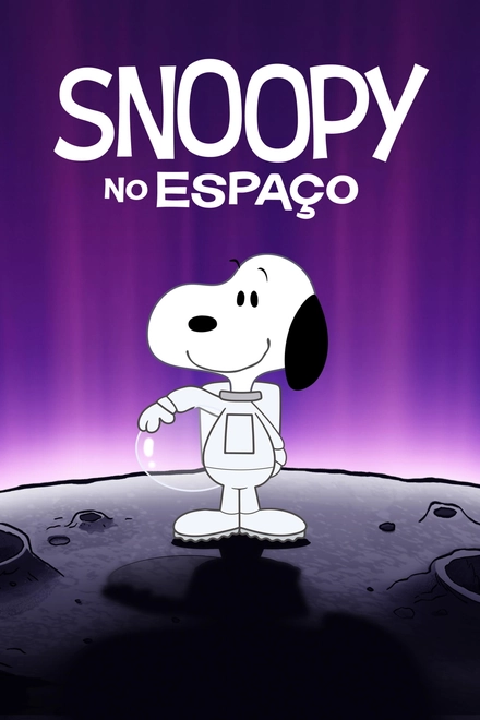 Pôster oficial de Snoopy no Espaço: À Procura de Vida