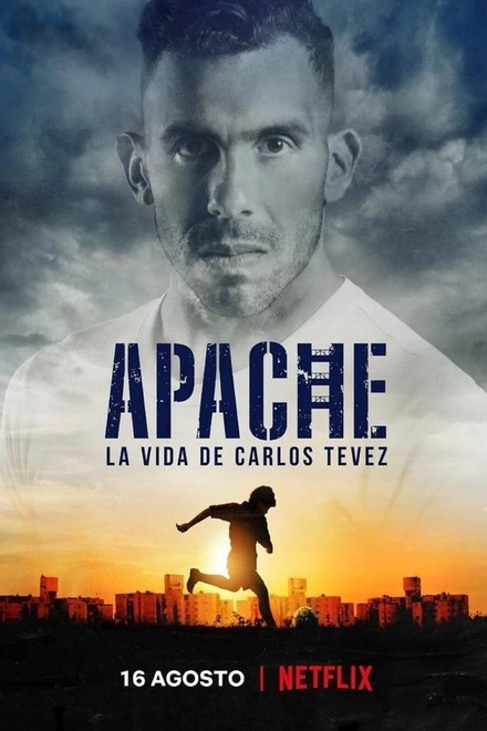 Pôster oficial de Apache: A vida de Carlos Tevez
