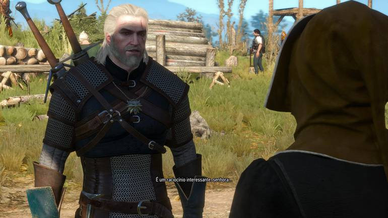 Geralt volta a falar com a mãe.