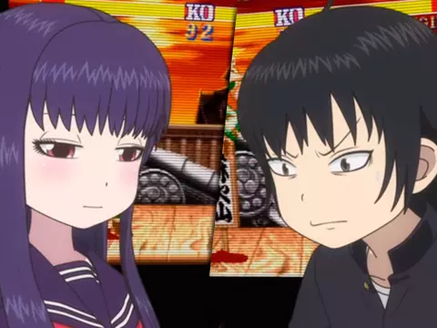 Hi Score Girl, o anime da Netflix sobre o casal unido por Street Fighter II