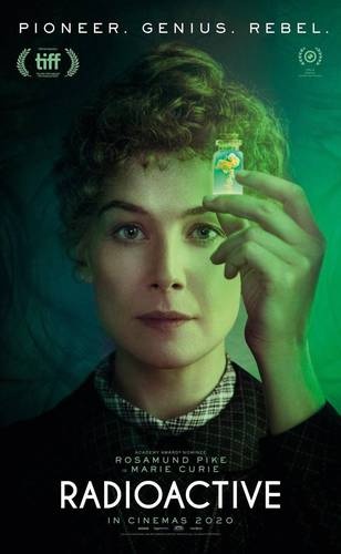 Radioactive desperdiça jornada de Marie Curie com narrativa confusa e enfadonha