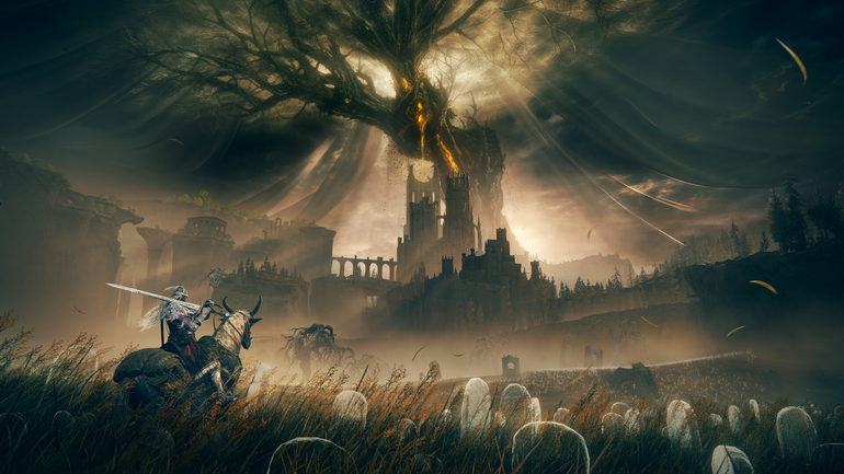 Imagem de divulgação de Shadow of the Erdtree, DLC de Elden Ring