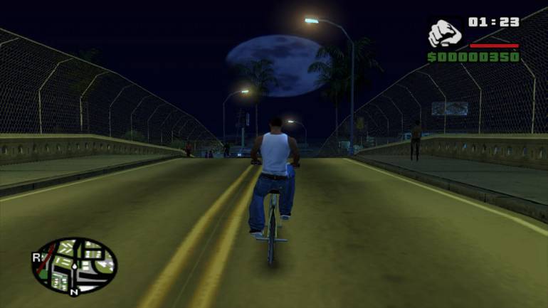 Lua gigante em San Andreas.