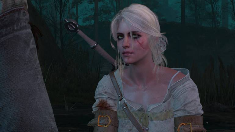 Ciri fala com Gretka.