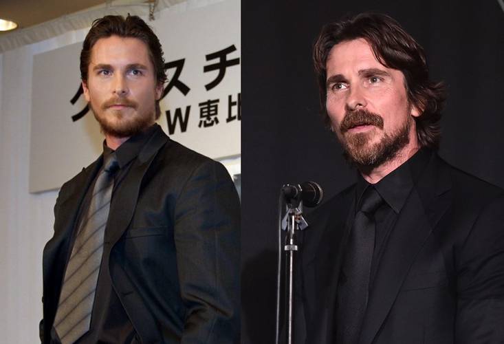 Christian Bale em 2000 e 2020