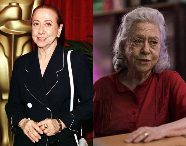 Fernanda Montenegro em 1999 e em A Vida Invisível