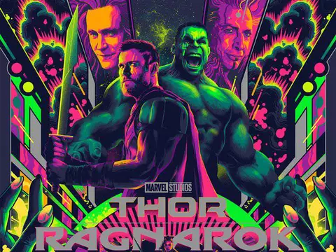 Thor: Ragnarok ganha novos pôsteres psicodélicos