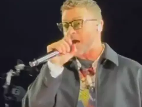 Justin Timberlake no Lollapalooza 2025 (Reprodução/X)