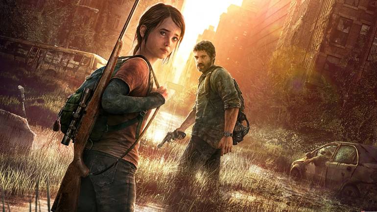 Imagem de divulgação do The Last of Us original mostra Joel e Ellie em uma rua deserta ao entardecer