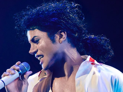 Jaafar Jackson como Michael Jackson na cinebiografia (Lionsgate/Divulgação)