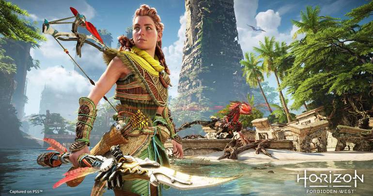 Aloy em Horizon Forbidden West.