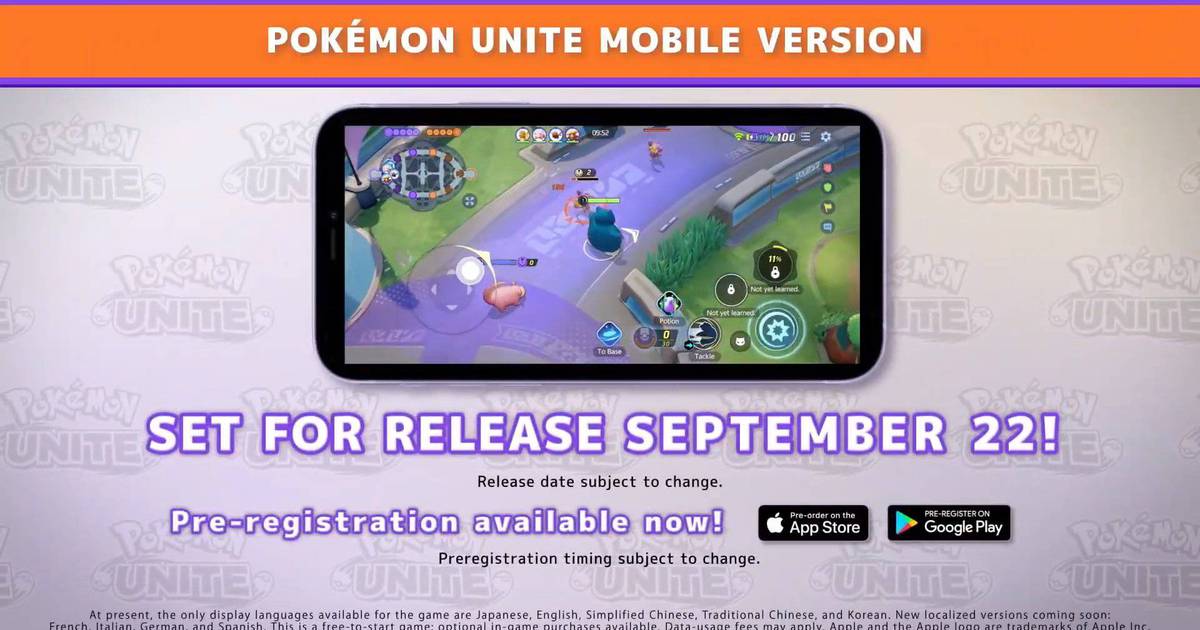 Pokémon UNITE: Data de lançamento é anunciada para Android e