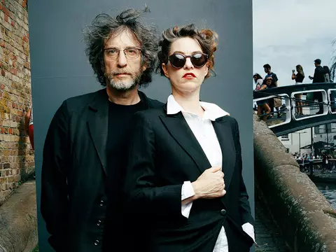 O escritor Neil Gaiman e a cantora Amanda Palmer (The Sunday Times)