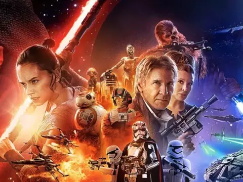 Pôster de divulgação de Star Wars