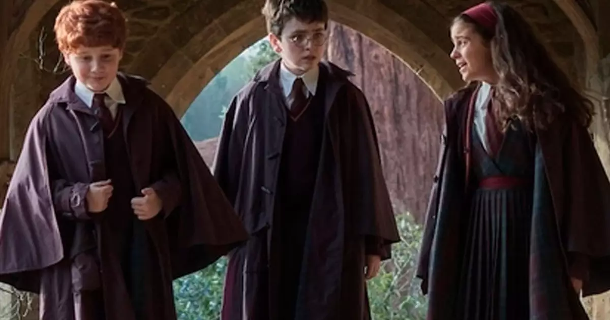 Harry e Rony são vistos em filmagens de Harry Potter; veja