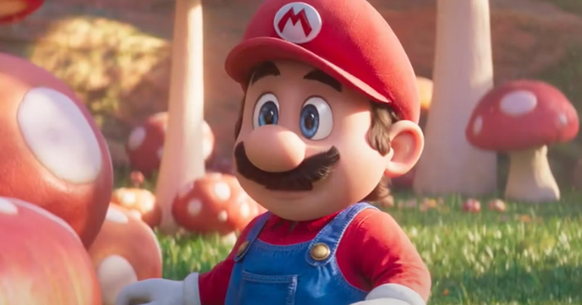 levo meu avô pra ver filme do mario no cinema* ele na volta: I