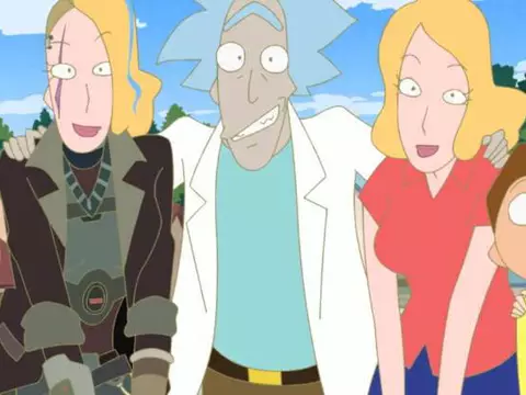 Cena de Rick and Morty: The Anime (Reprodução)