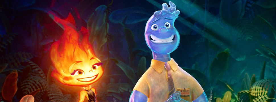 Fogo, água, terra e ar convivem no novo filme da Pixar: o primeiro