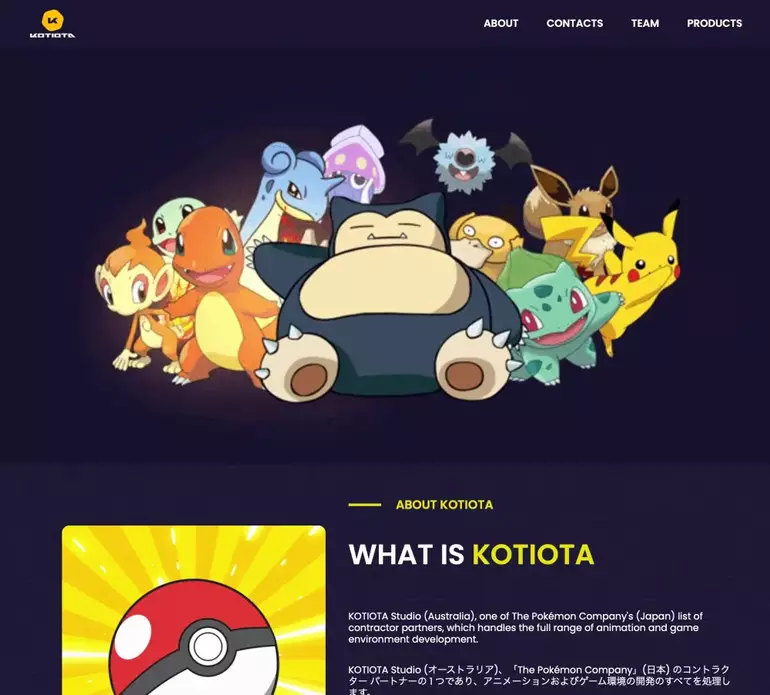 Pokémon Company processa empresa australiana por criar jogo NFT de