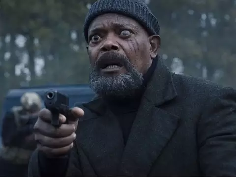 Samuel L. Jackson como Nick Fury em Invasão Secreta (Marvel Studios/Divulgação)