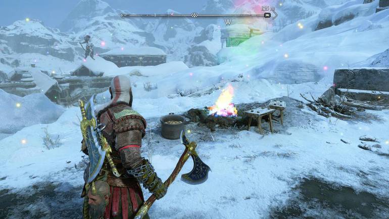 imagem do eternal campfire em god of war ragnarok