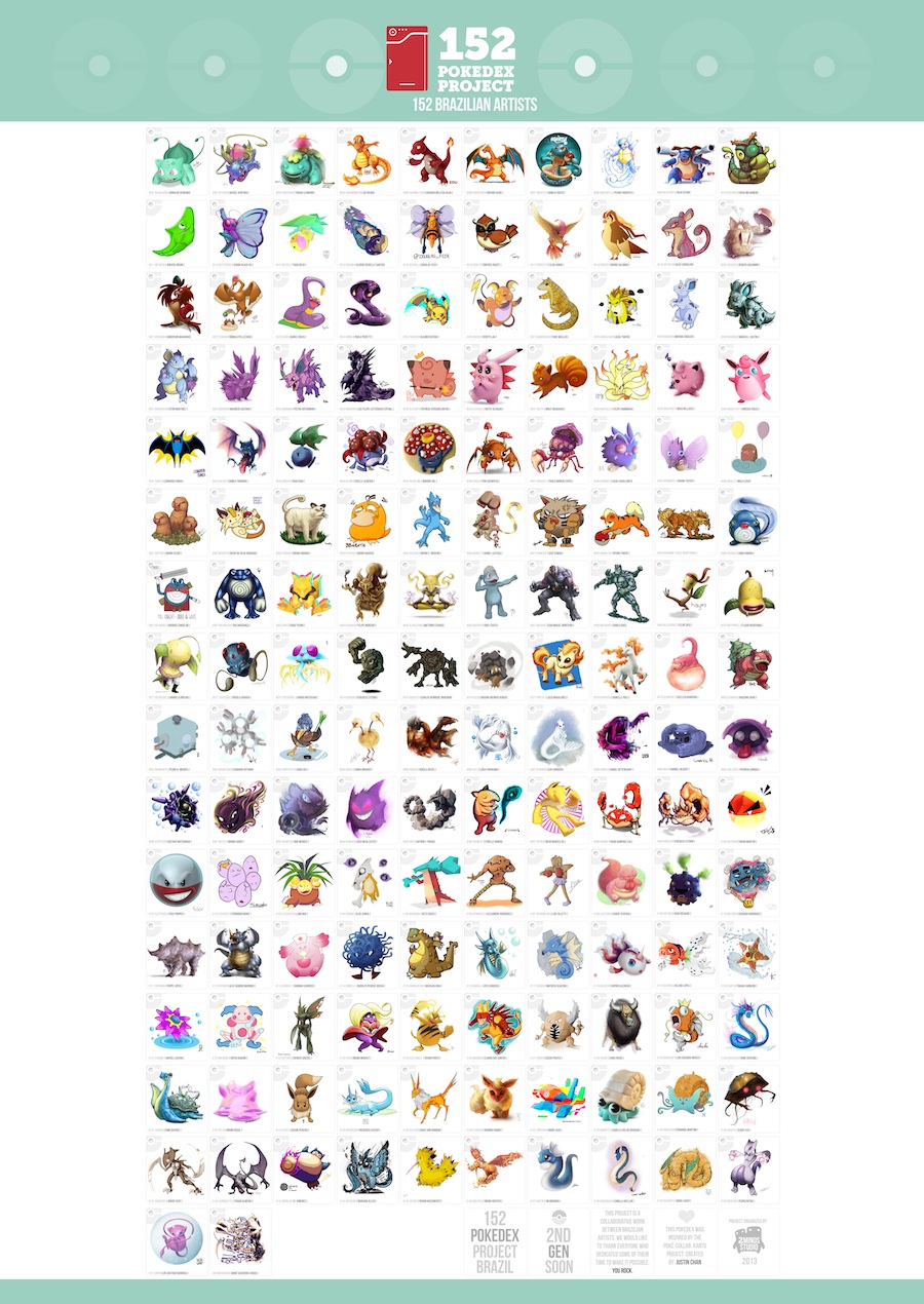 TODOS OS POKÉMON DA PRIMEIRA GERAÇÃO! PokéDex Completa #pokemon