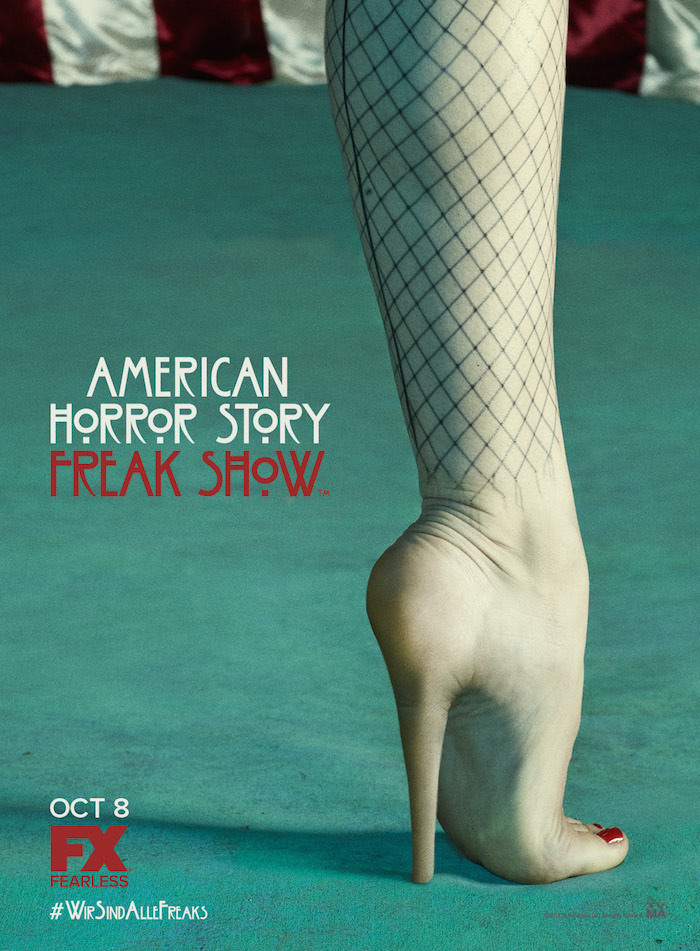 American Horror Story Freak Show 4a temporada poster 17Set2014