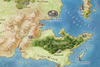 Game of Thrones mapa Westeros