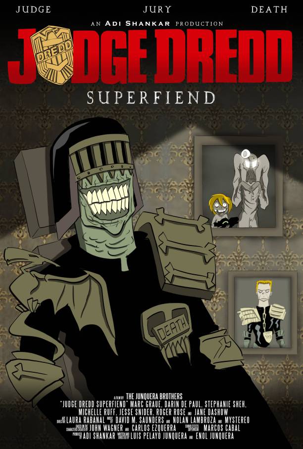 Judge Dredd Superfiend poster