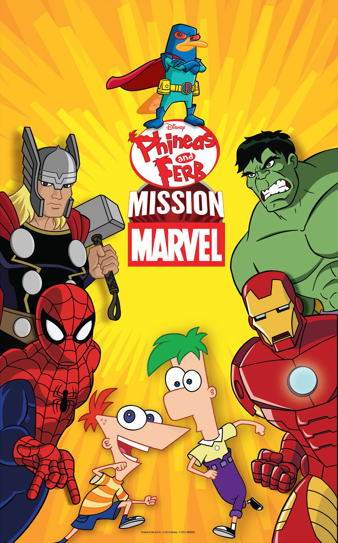 Phineas and Ferb Mission Marvel Poster 02