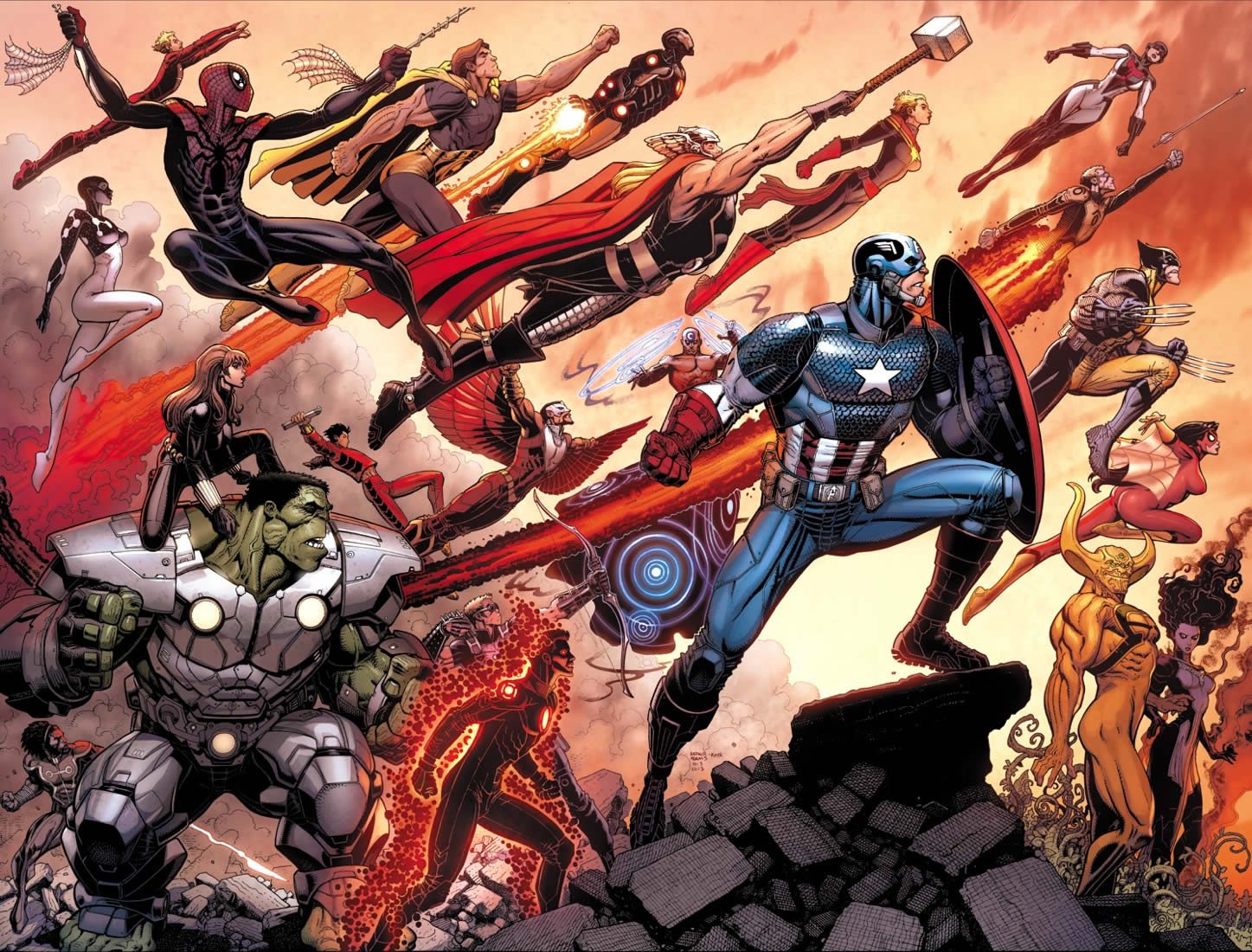 Avengers World 01 grupo