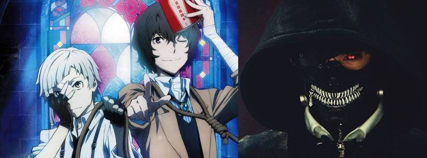 Filmes de Bungou Stray Dogs, Tokyo Ghoul e mais serão exibidos no