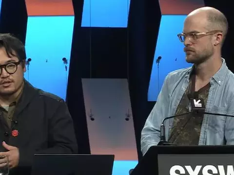 Daniel Kwan e Daniel Scheinert, de Tudo em Todo o Lugar ao Mesmo Tempo, no SXSW 2024