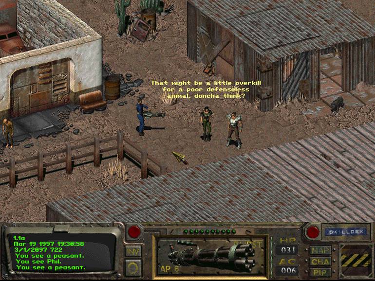Imagem do Fallout de 1997
