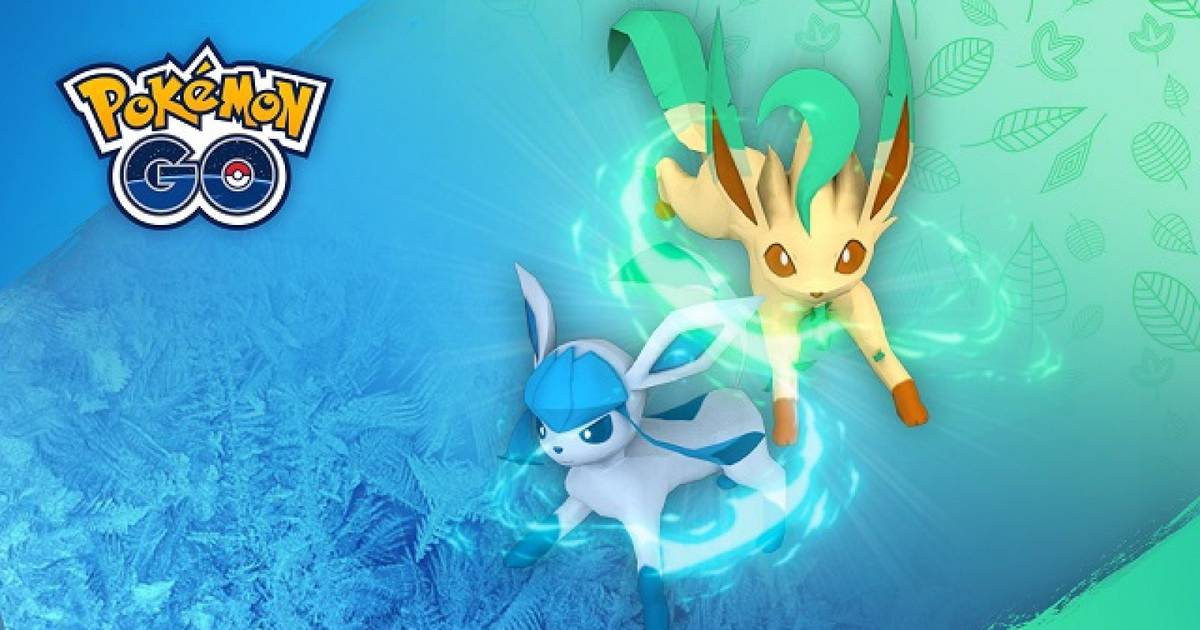 Vai, Eevee! Niantic prepara chegada de Glaceon e Leafeon em