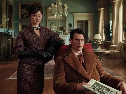 Foto de Ella Purnell e Nicholas Galitzine no filme The Return of Stanley Atwell/Reprodução