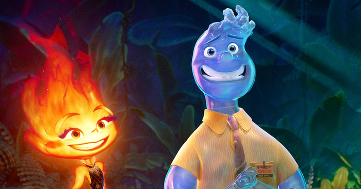 Elementos  Pixar lança trailer explorando fogo, terra, água e ar