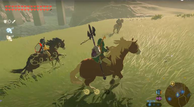Imagem de mod multiplayer de Zelda BOTW