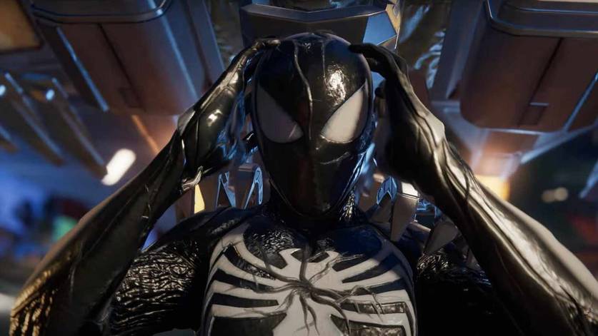Roupa preta do Homem-Aranha