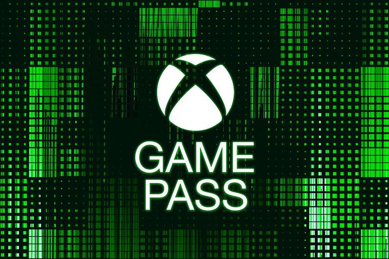 imagem de divulgação do xbox game pass com o logo em fundo verde