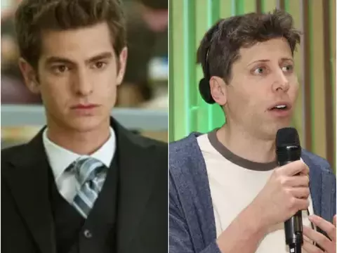 Andrew Garfield e Sam Altman/Divulgação