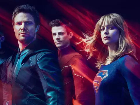 Ruby Rose, Stephen Amell, Grant Gustin, Catie Lotz/CW