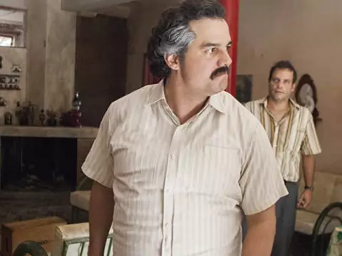 Cena de Narcos com Wagner Moura (Reprodução)