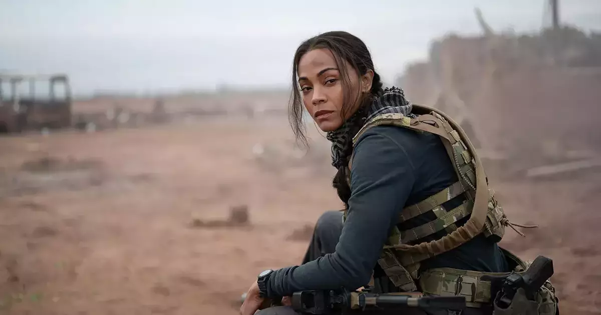 Lioness | Zoe Saldaña diz que Taylor Sheridan sabe escrever personagens mulheres
